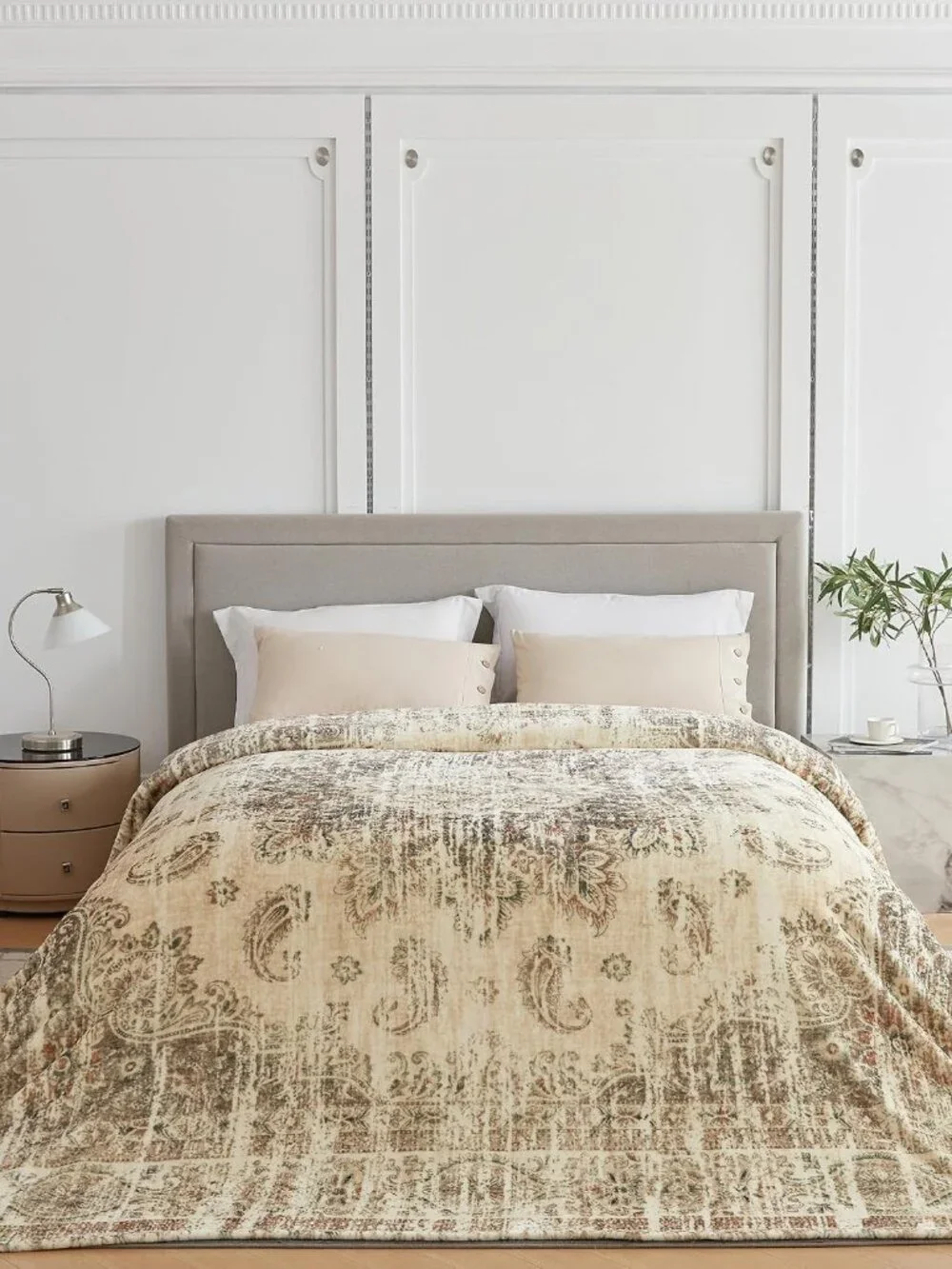 Oversized Vintage Pattern Blanket 120x120